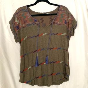 Free people short sleeve tee